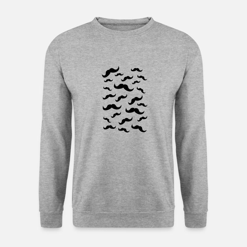 Mustachios - Unisex Sweatshirt - salt & pepper