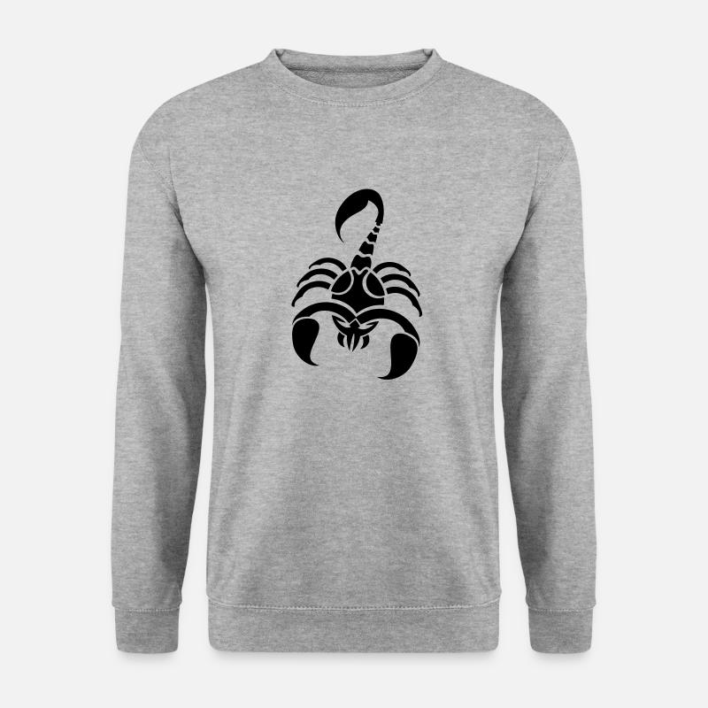 scorpion - Genser unisex - gråhvit melert