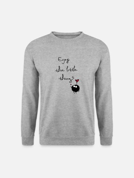 enjoy the little things - Unisex Sweatshirt - salt & pepper