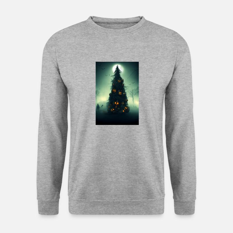 Halloween Christmas Tree - Unisex Sweatshirt - salt & pepper
