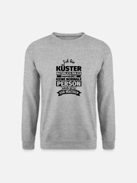 Küster Geschenke - Unisex Pullover - Weißgrau meliert