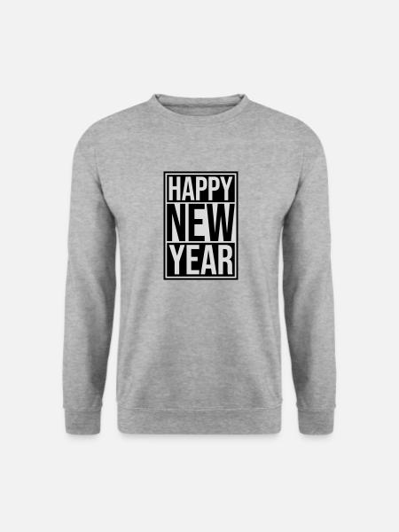 Citation Bonne année - Sweat-shirt Unisexe - gris chiné