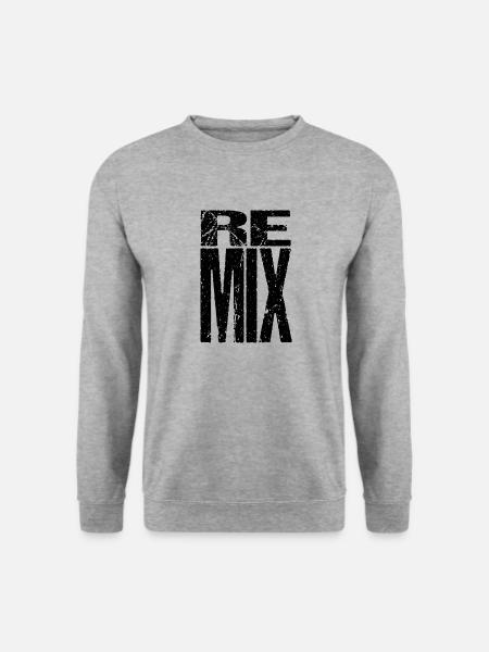 Techno music house dance remix gift - Unisex Sweatshirt - salt & pepper