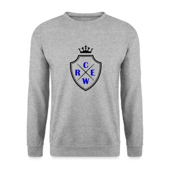 crew - Unisex Sweatshirt - salt & pepper - Front - Alina (178cm) & Michal (187cm)