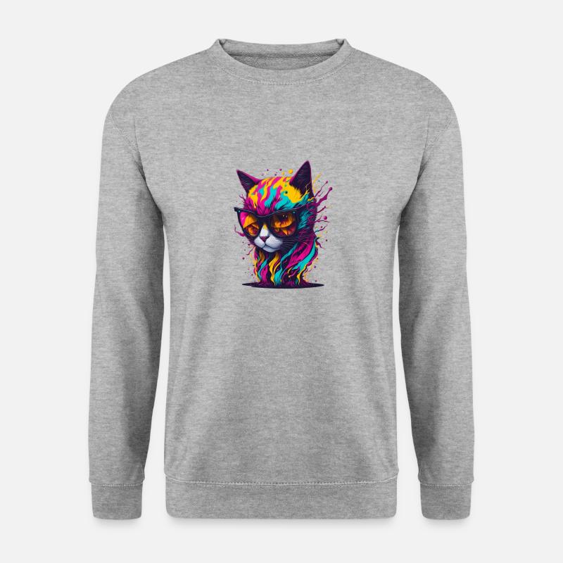 Cat 2 - Unisex Sweatshirt - salt & pepper