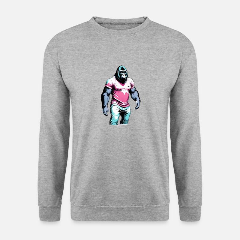 Cool Gorilla - Unisex Sweatshirt - salt & pepper