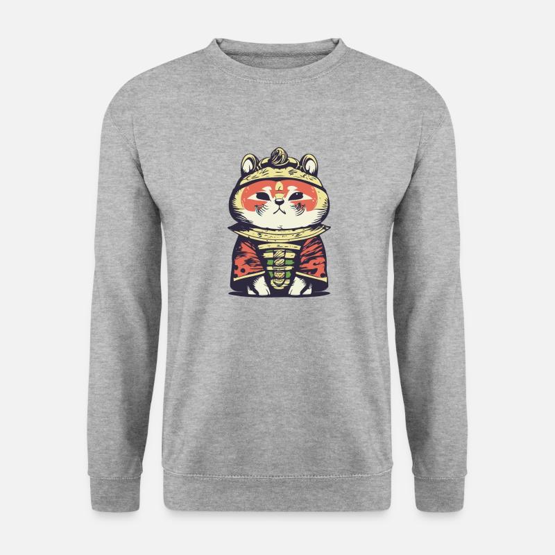 Red Panda Samurai - Unisex Sweatshirt - salt & pepper