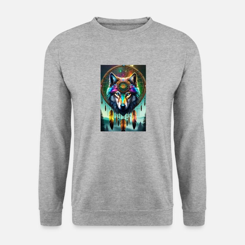 Wolf on your Side - Unisex Sweatshirt - salt & pepper