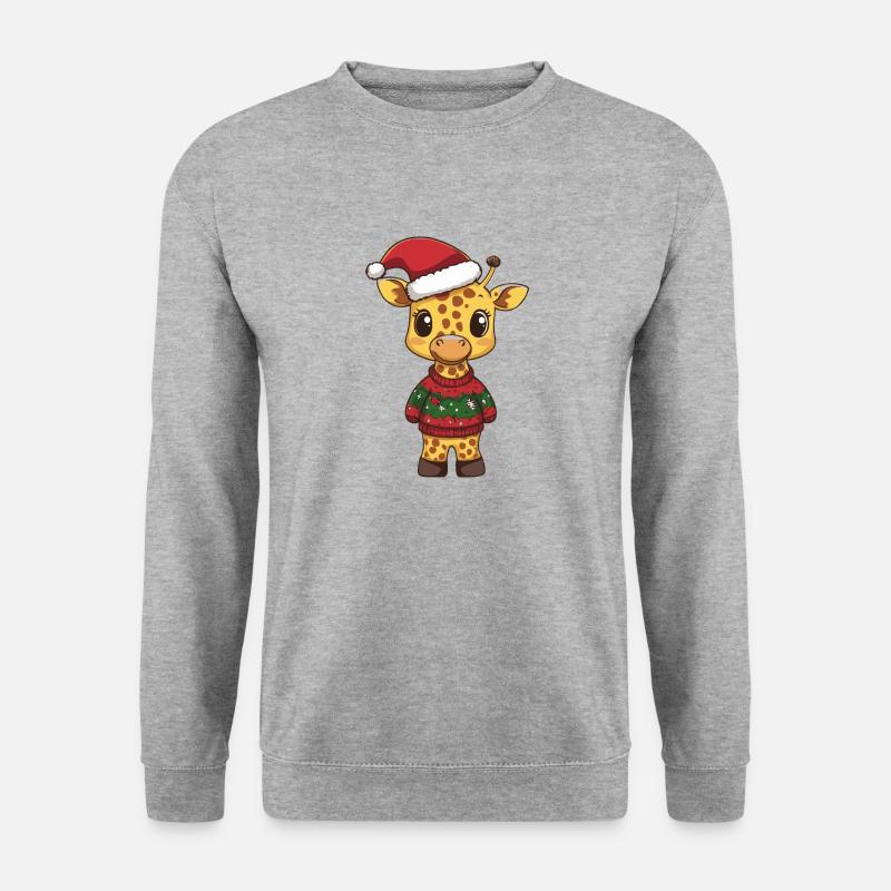 Giraffe Christmas - Unisex Sweatshirt - salt & pepper