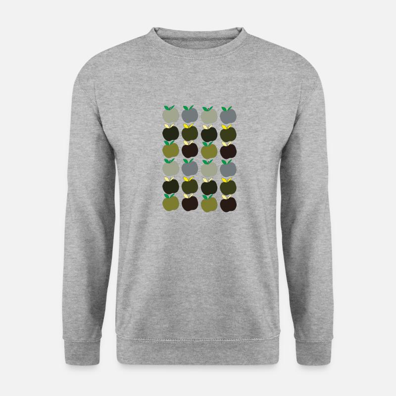 Apple Pattern 2 - Unisex Sweatshirt - salt & pepper