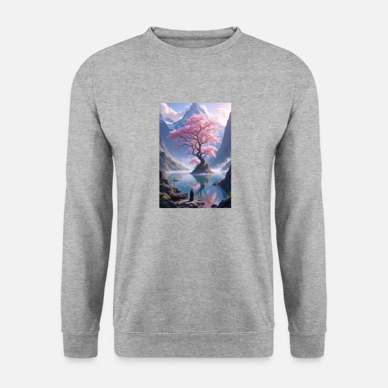 Pink tree. - Unisex Sweatshirt - salt & pepper