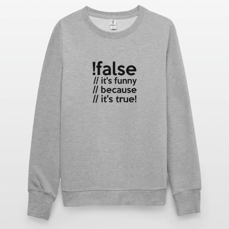 Programmierer false true Informatiker Student Code Unisex Pullover