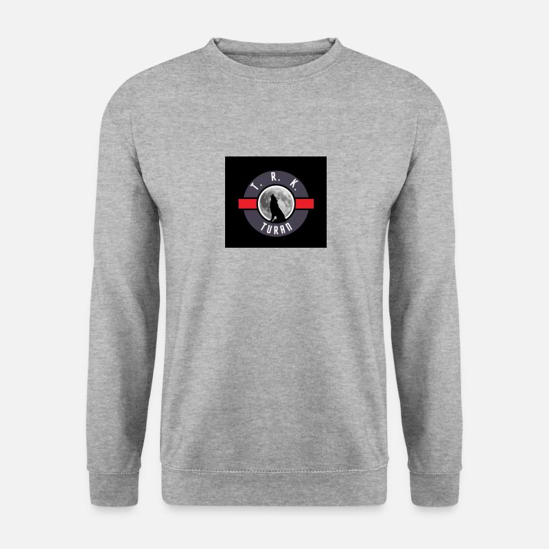 TURAN Union -Türkische union - Unisex Pullover - Weißgrau meliert