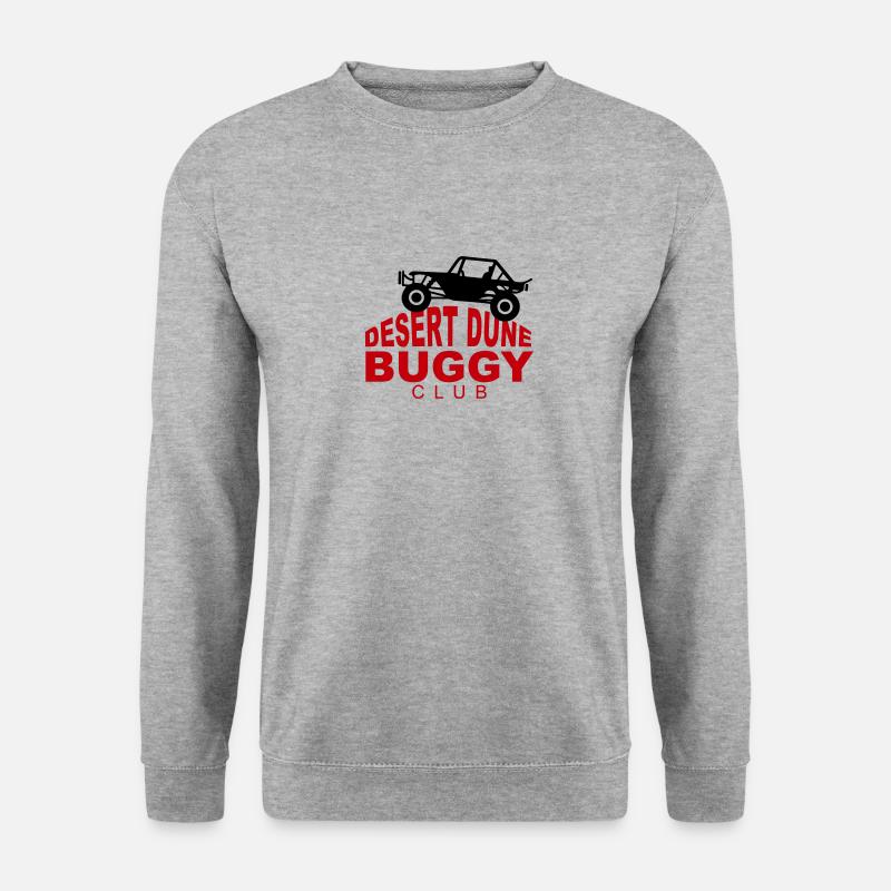 Buggy de dune du désert - Sweat-shirt Unisexe - gris chiné