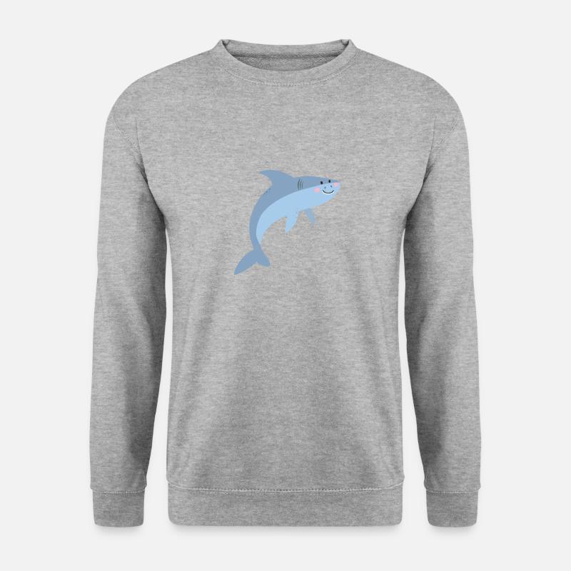 Cute shark - Unisex Sweatshirt - salt & pepper