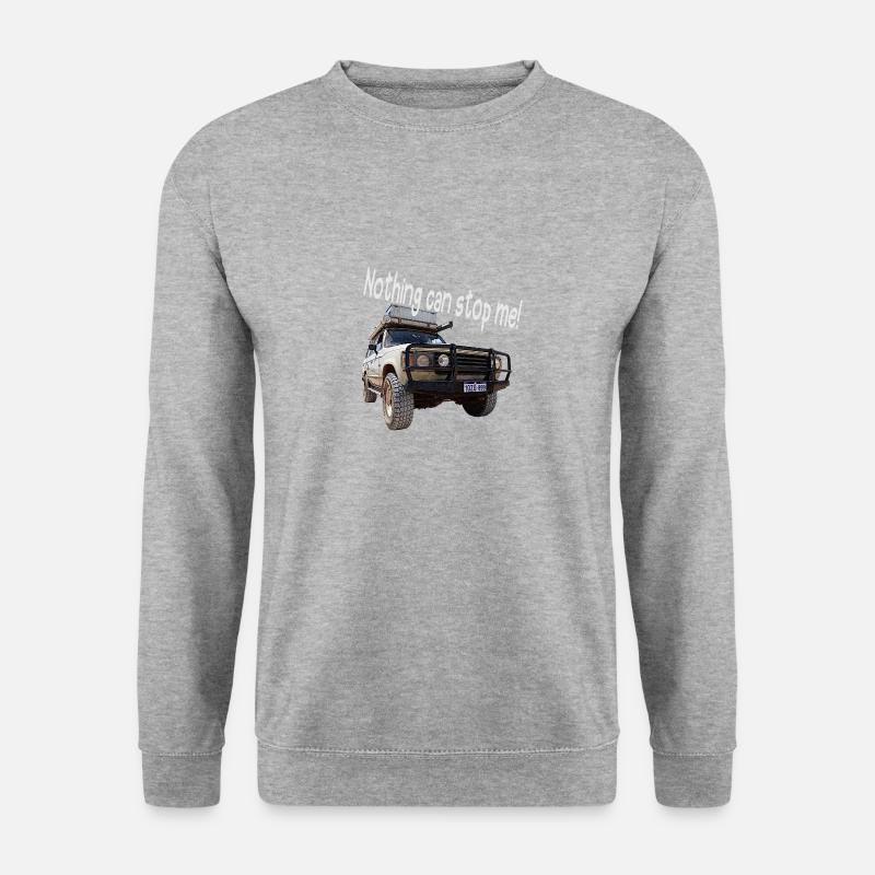 Offroad, Geländewagen, 4x4 - Unisex Pullover - Weißgrau meliert