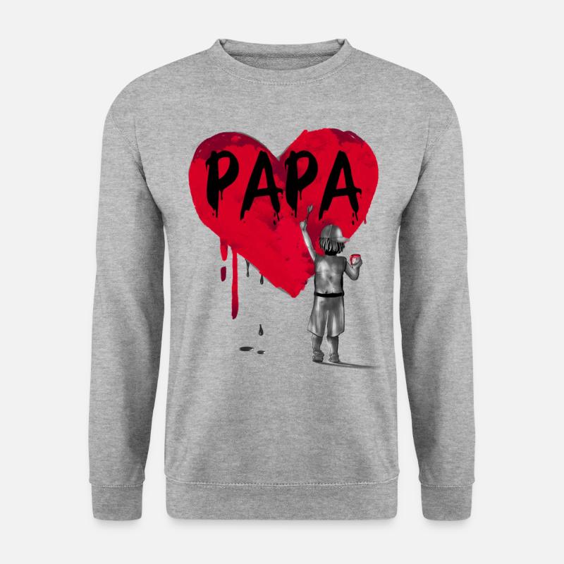 Daddy-son - Unisex Sweatshirt - salt & pepper
