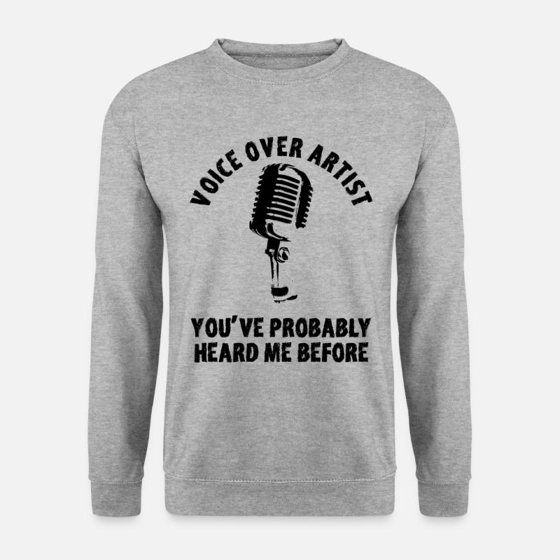Voice actor Synchronizer Speaker Synchro - Unisex Sweatshirt - salt & pepper