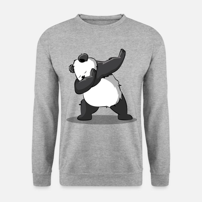 Panda Dab Dabbing Bear Funny Sweet Gift - Unisex Sweatshirt - salt & pepper