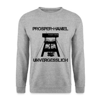 Bill Prosper-Haniel Bottrop unforgettable - Unisex Sweatshirt - salt & pepper - Front - Alina (178cm) & Michal (187cm)