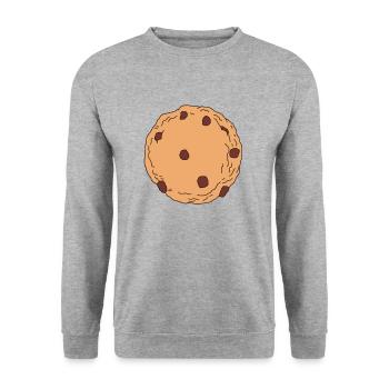 Biscuits de biscuit - Sweat-shirt Unisexe - gris chiné - Devant - Alina (178cm) & Michal (187cm)