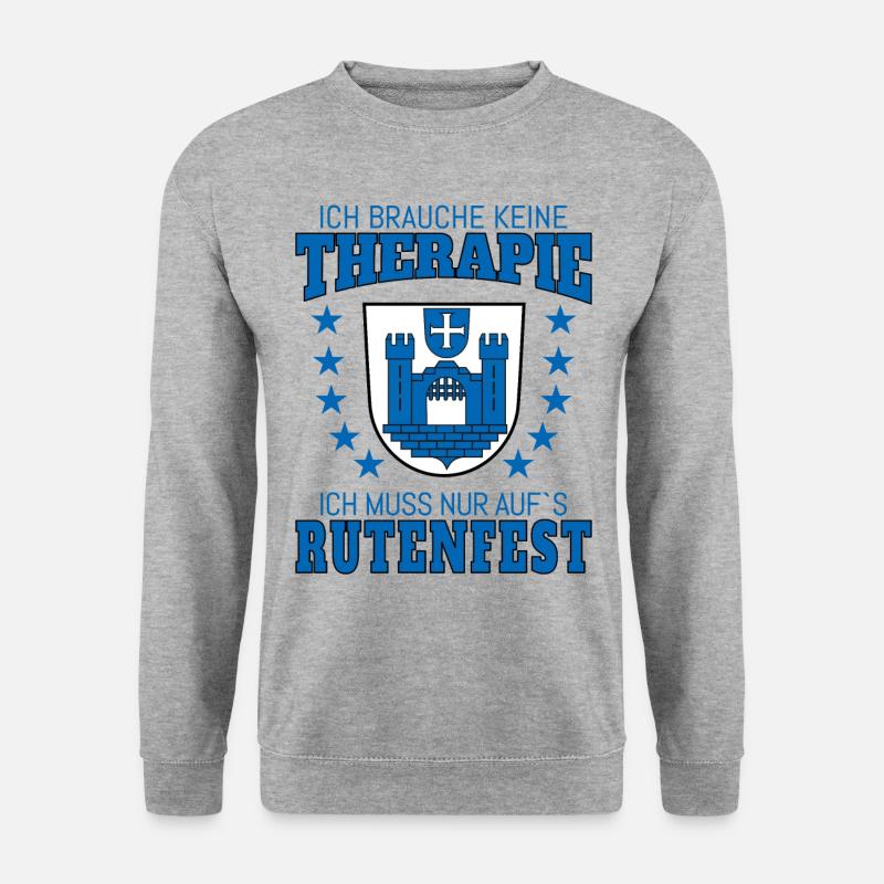 Ravensburg Rutenfest Therapie Ravensburger - Unisex Pullover - Weißgrau meliert