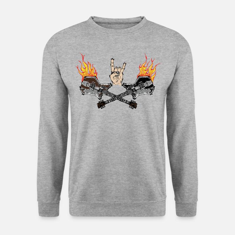 Rock'n'roll on fire! - Unisex Sweatshirt - salt & pepper