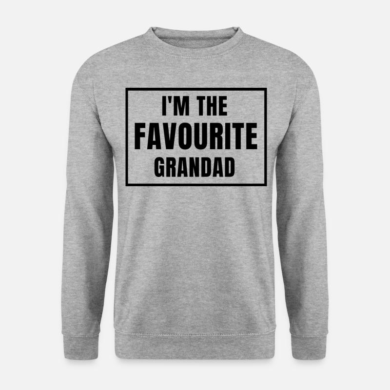 Lieblingsopa. Opa Geschenk - Unisex Pullover - Weißgrau meliert