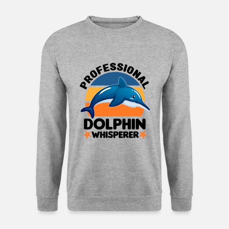 Meeresbiologen - Unisex Pullover - Weißgrau meliert