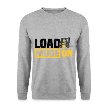 Forklift driver - Unisex Sweatshirt - salt & pepper - Front - Alina (178cm) & Michal (187cm)