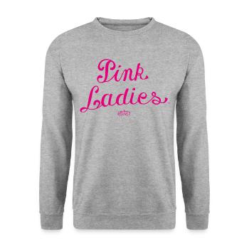 Grease Pink Ladies - Sweat-shirt Unisexe - gris chiné - Devant - Alina (178cm) & Michal (187cm)