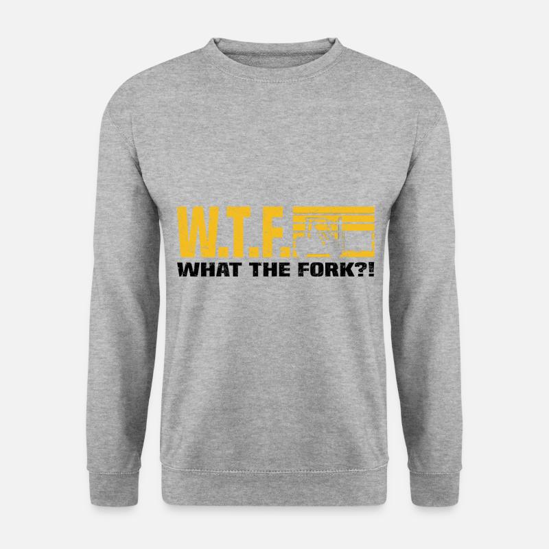 Forklift driver - Unisex Sweatshirt - salt & pepper