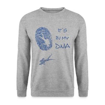 Dive - Tauchen Taucher Geschenk - Unisex Pullover - Weißgrau meliert - Vorne - Alina (178cm) & Michal (187cm)