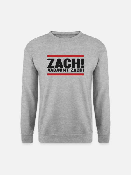 Zach! - Unisex Pullover - Weißgrau meliert