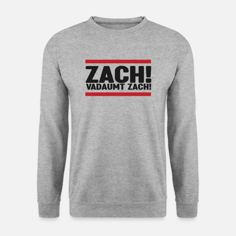 Zach! - Unisex Pullover - Weißgrau meliert