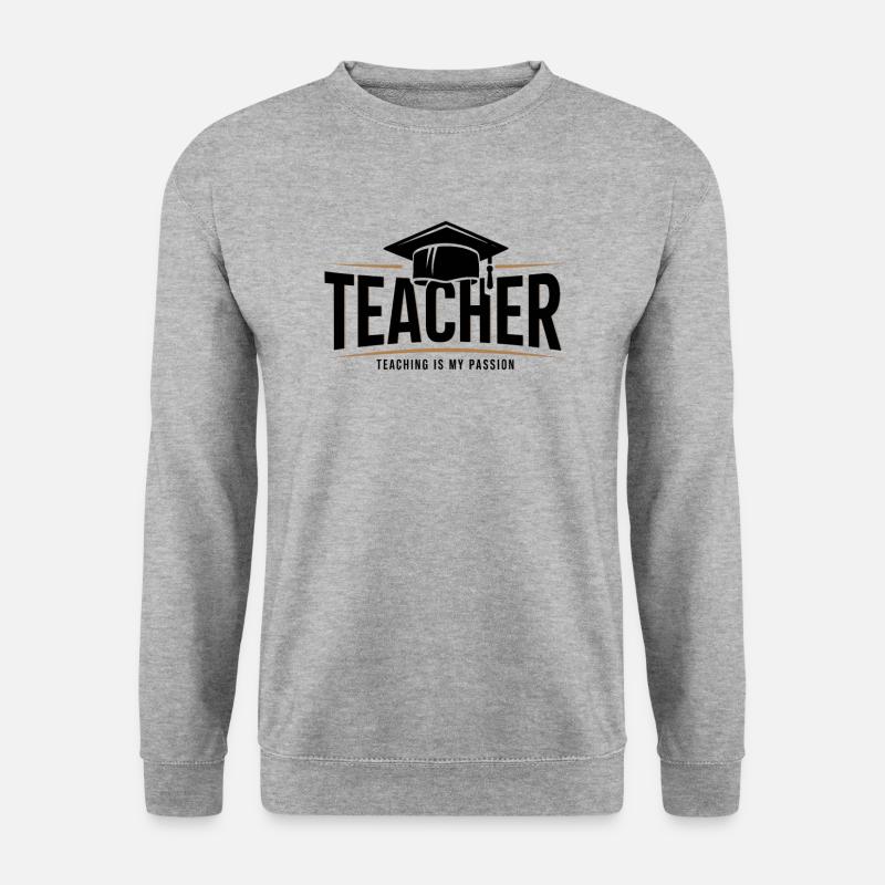 Enseignant Enseignant Élève Profession d’école - Sweat-shirt Unisexe - gris chiné