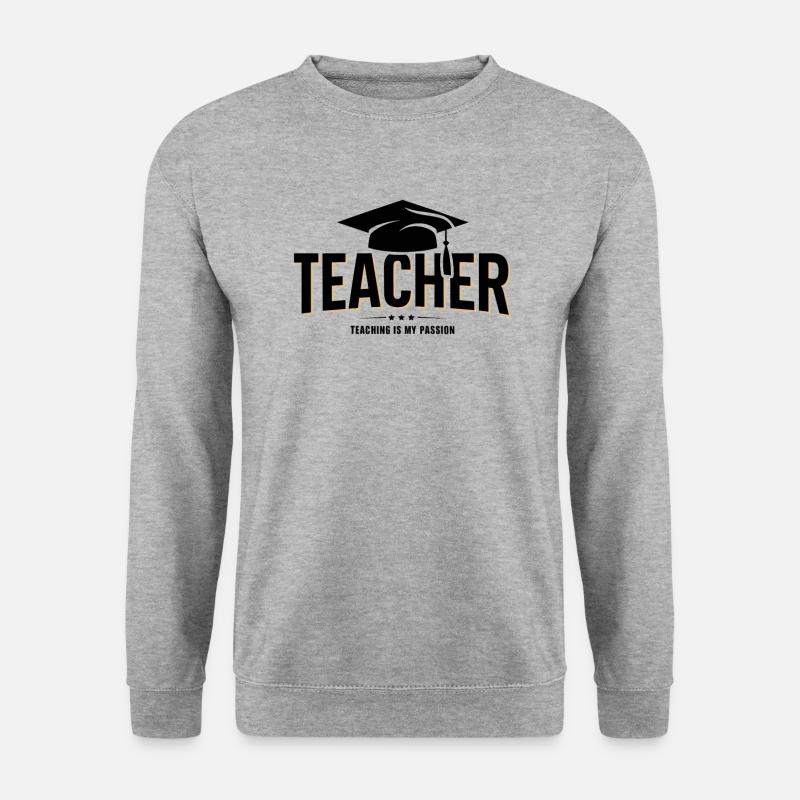 Profession d’enseignant d’école d’enseignement - Sweat-shirt Unisexe - gris chiné