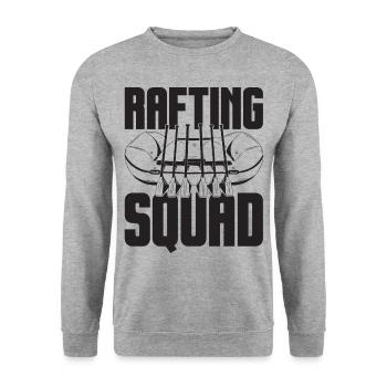 Tenue d’escouade de rafting pour les équipes de navigation de plaisance dans les montagnes - Sweat-shirt Unisexe - gris chiné - Devant - Alina (178cm) & Michal (187cm)