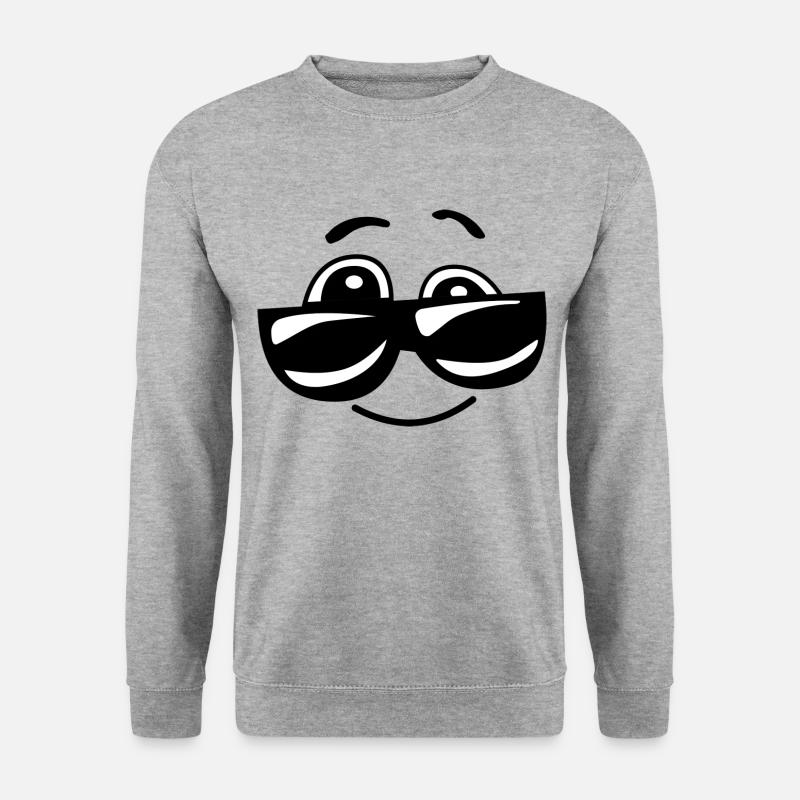Comic - Unisex Pullover - Weißgrau meliert