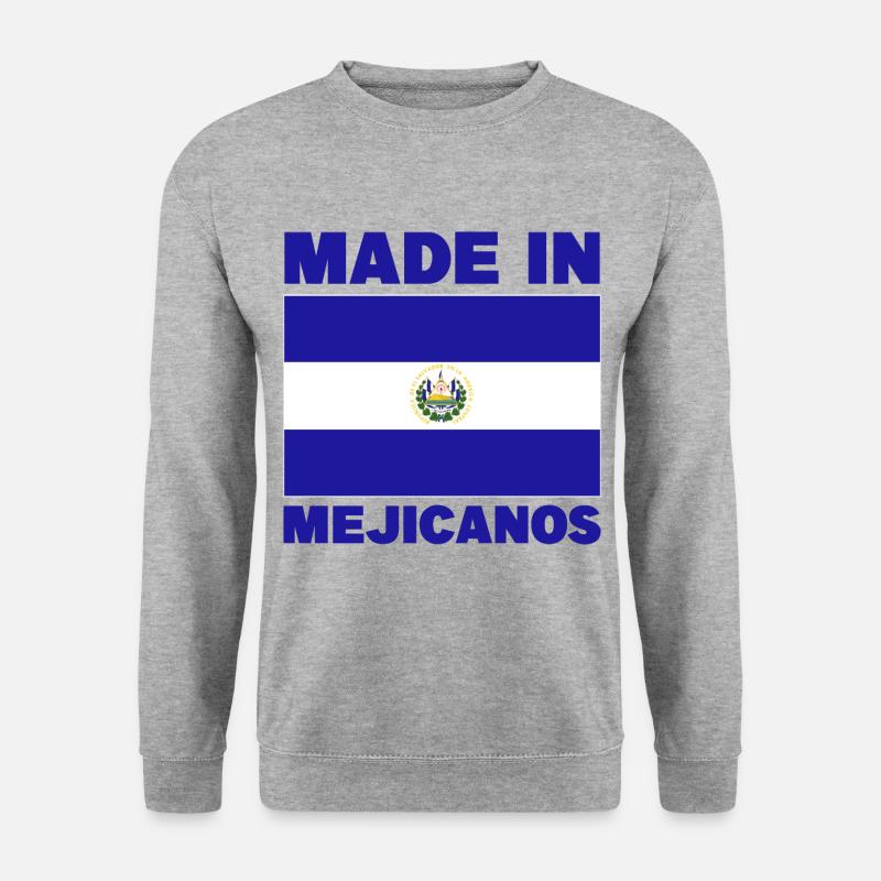 Mejicanos - Unisex Pullover - Weißgrau meliert