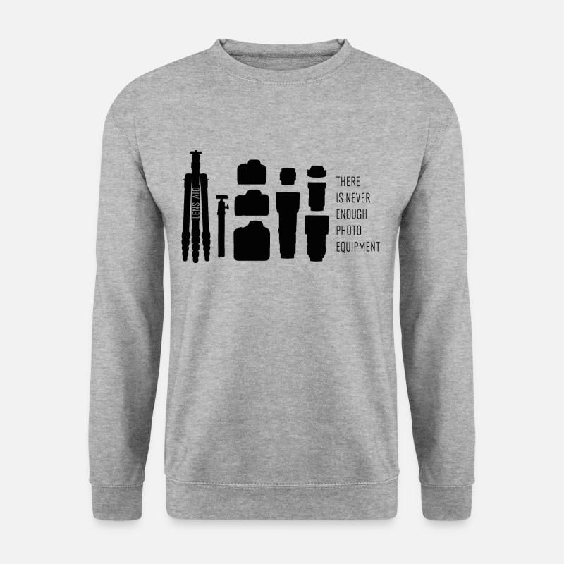 Gear [Schwarz] - Unisex Pullover - Weißgrau meliert