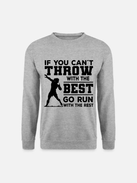 Shot put - Unisex Sweatshirt - salt & pepper