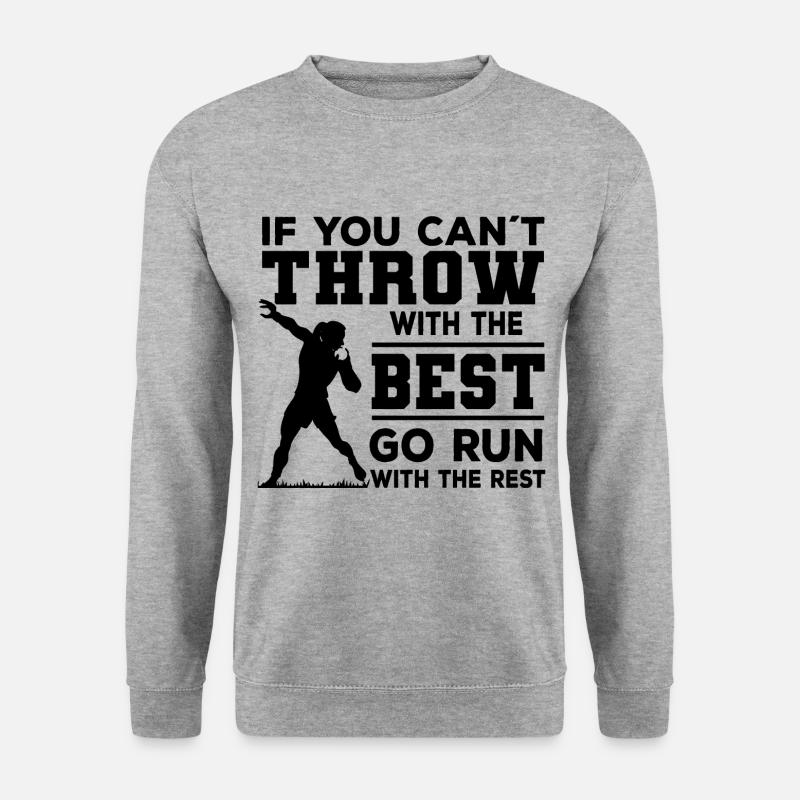 Shot put - Unisex Sweatshirt - salt & pepper