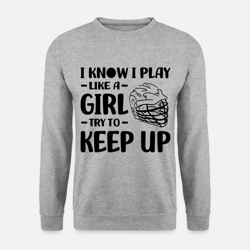 Lacrosse - Unisex Pullover - Weißgrau meliert