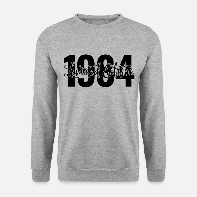 Limited edition 1984 - Unisex Pullover - Weißgrau meliert