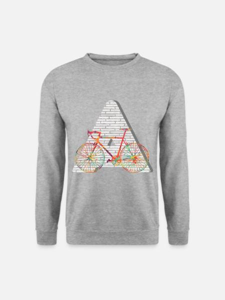 bicycle e 249 a - Unisex Sweatshirt - salt & pepper