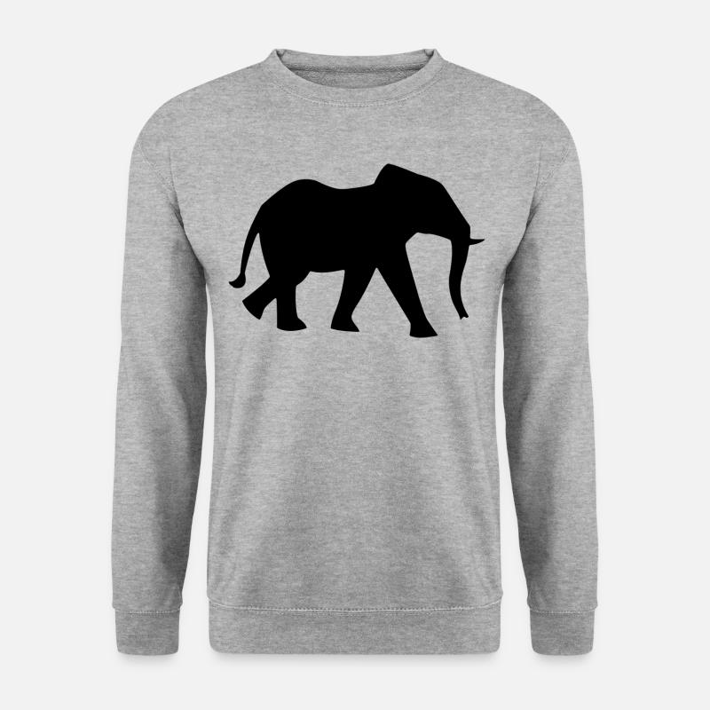 elephant - Unisex Sweatshirt - salt & pepper