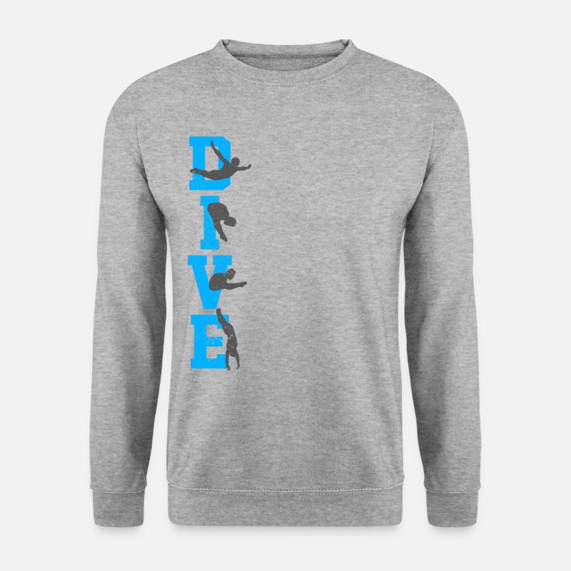 PLONGÉE - Plongée - Sweat-shirt Unisexe - gris chiné