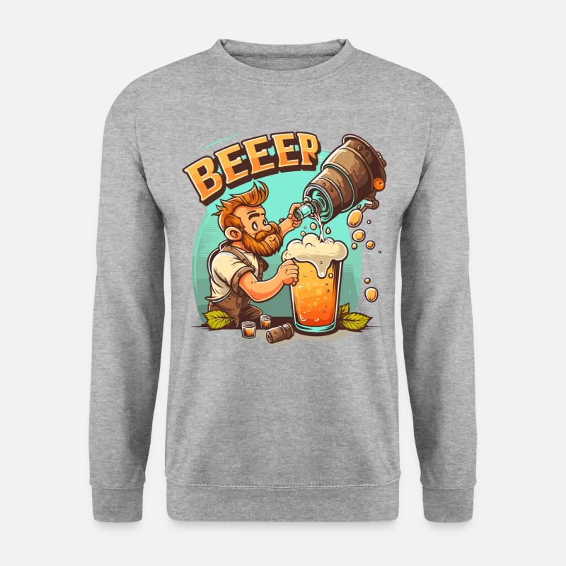 Bier - Unisex Sweatshirt - salt & pepper