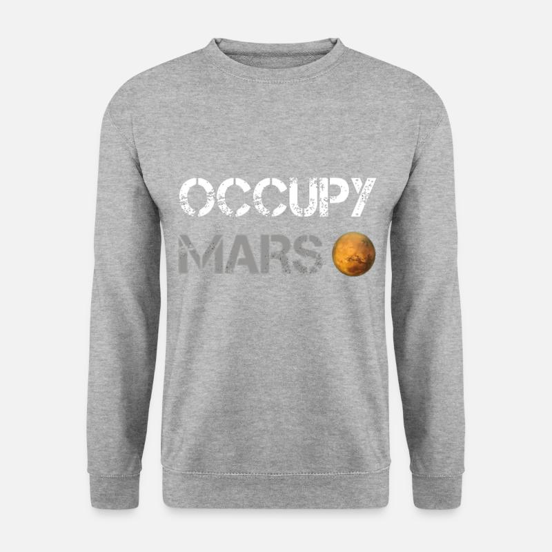 occupy mars - Unisex Sweatshirt - salt & pepper
